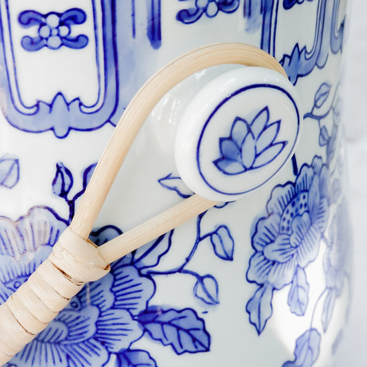 HIELERA CERÁMICA AZUL - Casa CMK