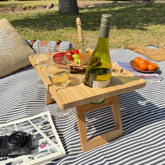MESA PICNIC RECTANGULAR & ACCESORIOS PARA QUESO - Casa CMK