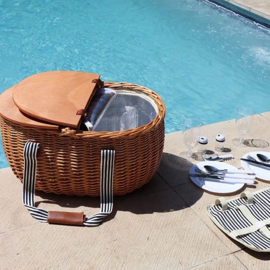 CANASTO PICNIC COOLER JACINTA - Casa CMK