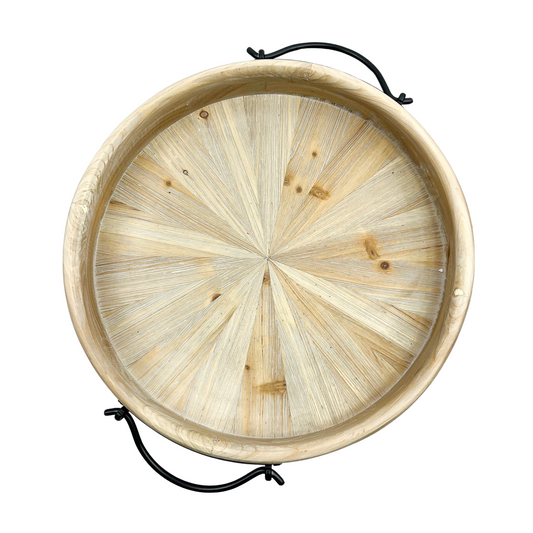 BANDEJA MADERA NATURAL - Casa CMK