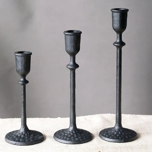 SET 3 CANDELABROS METAL - Casa CMK