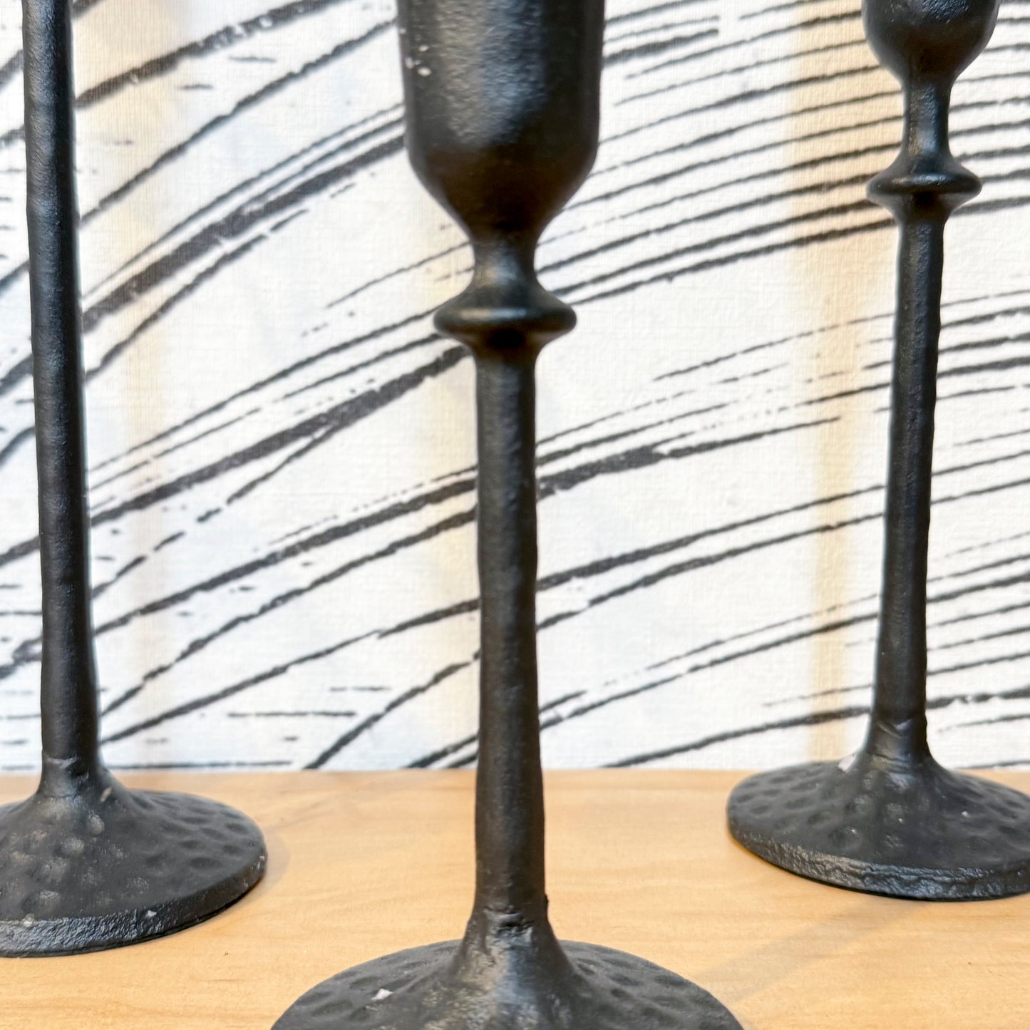 SET 3 CANDELABROS METAL - Casa CMK