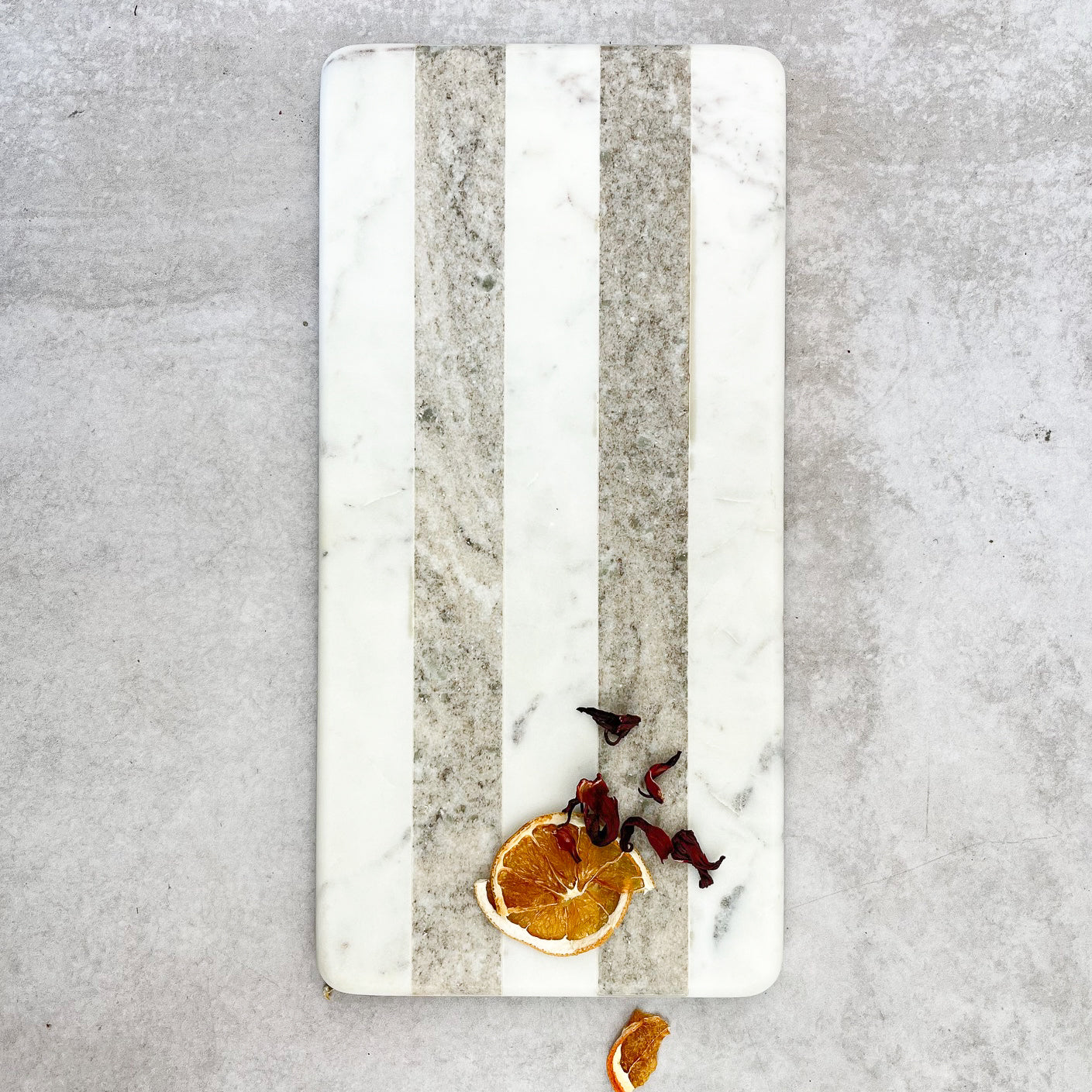 TABLA MARMOL RAYADA RECTANGULAR BEIGE - Casa CMK