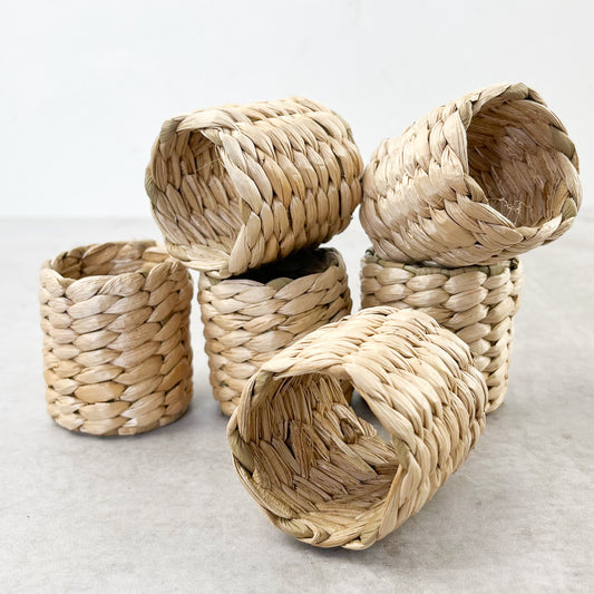 SET 6 SERVILLEROS FIBRA NATURAL - Casa CMK