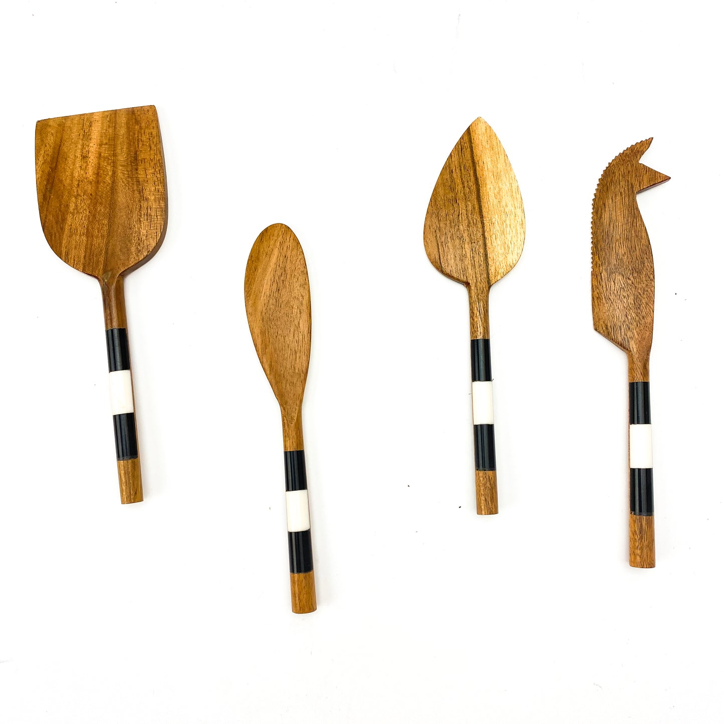CUCHILLOS QUESO MADERA - Casa CMK