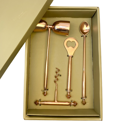 SET BAR COBRE AGUSTA - Casa CMK