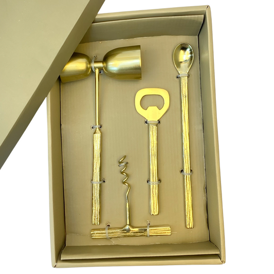 SET BAR DORADO ANTIC - Casa CMK