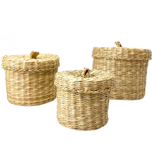 TRES CANASTOS FIBRA - Casa CMK