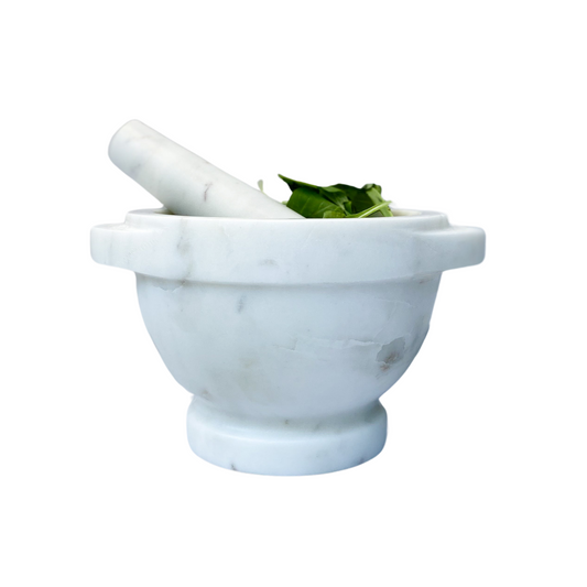 MORTERO DE MARMOL BLANCO XL - Casa CMK