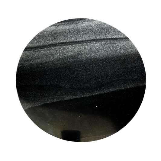 PLATO DE MARMOL NEGRO - Casa CMK