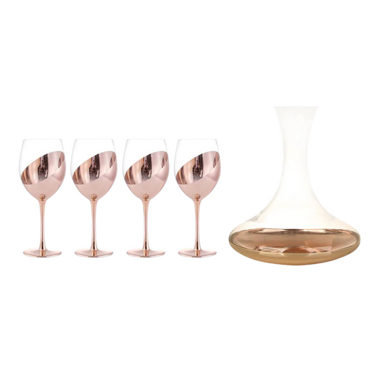 SET DE COPAS Y DECANTADOR PARA VINO - Casa CMK