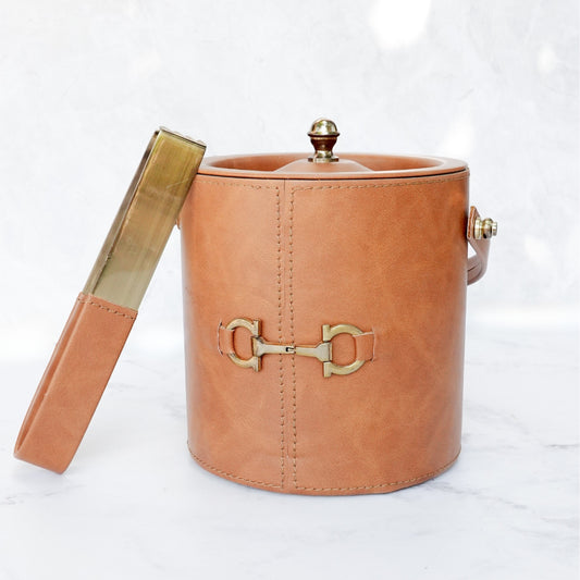 HIELERA CUERO CAMEL - Casa CMK