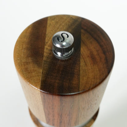 MOLINILLO MADERA ACACIA ANILLO PLATA - Casa CMK