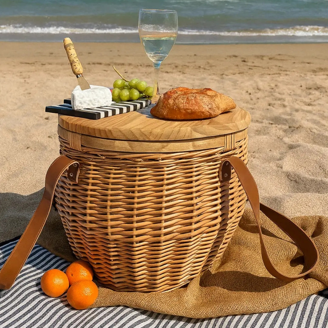CANASTO  PICNIC COOLER RATTAN