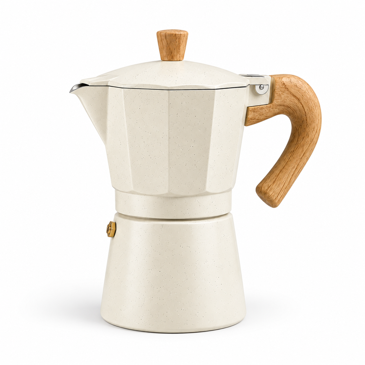 CAFETERA ITALIANA BEIGE 6 TAZAS