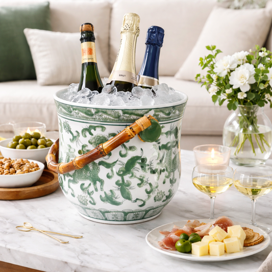 HIELERA CERÁMICA VERDE - Casa CMK