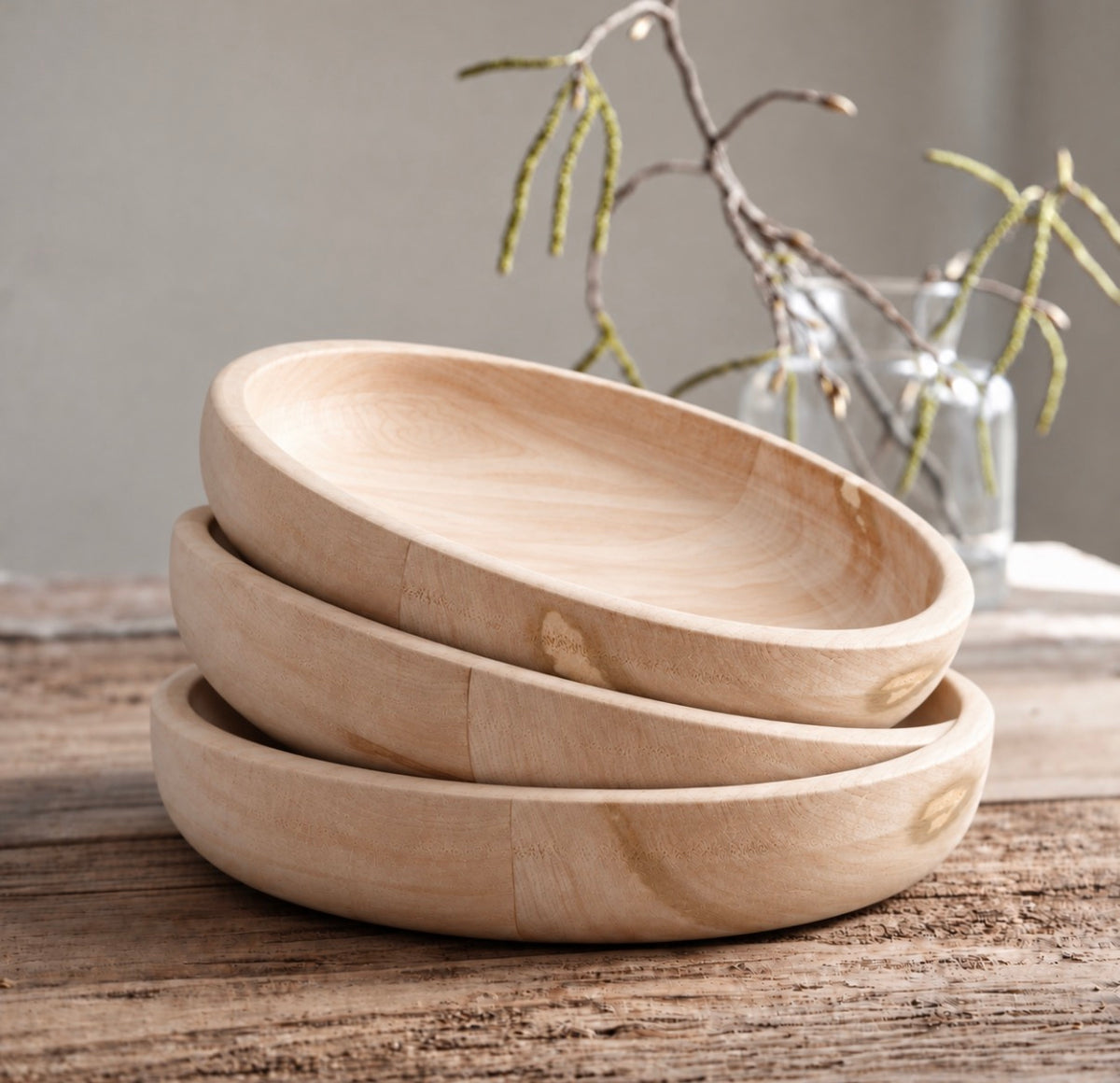 PLATO MADERA LENGA 30 cm - Casa CMK