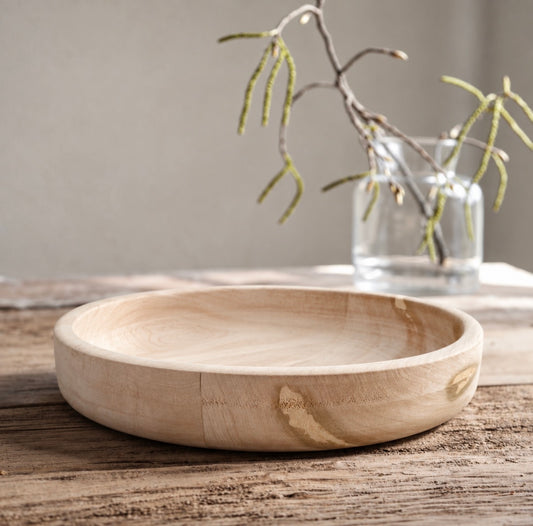 PLATO MADERA LENGA 30 cm