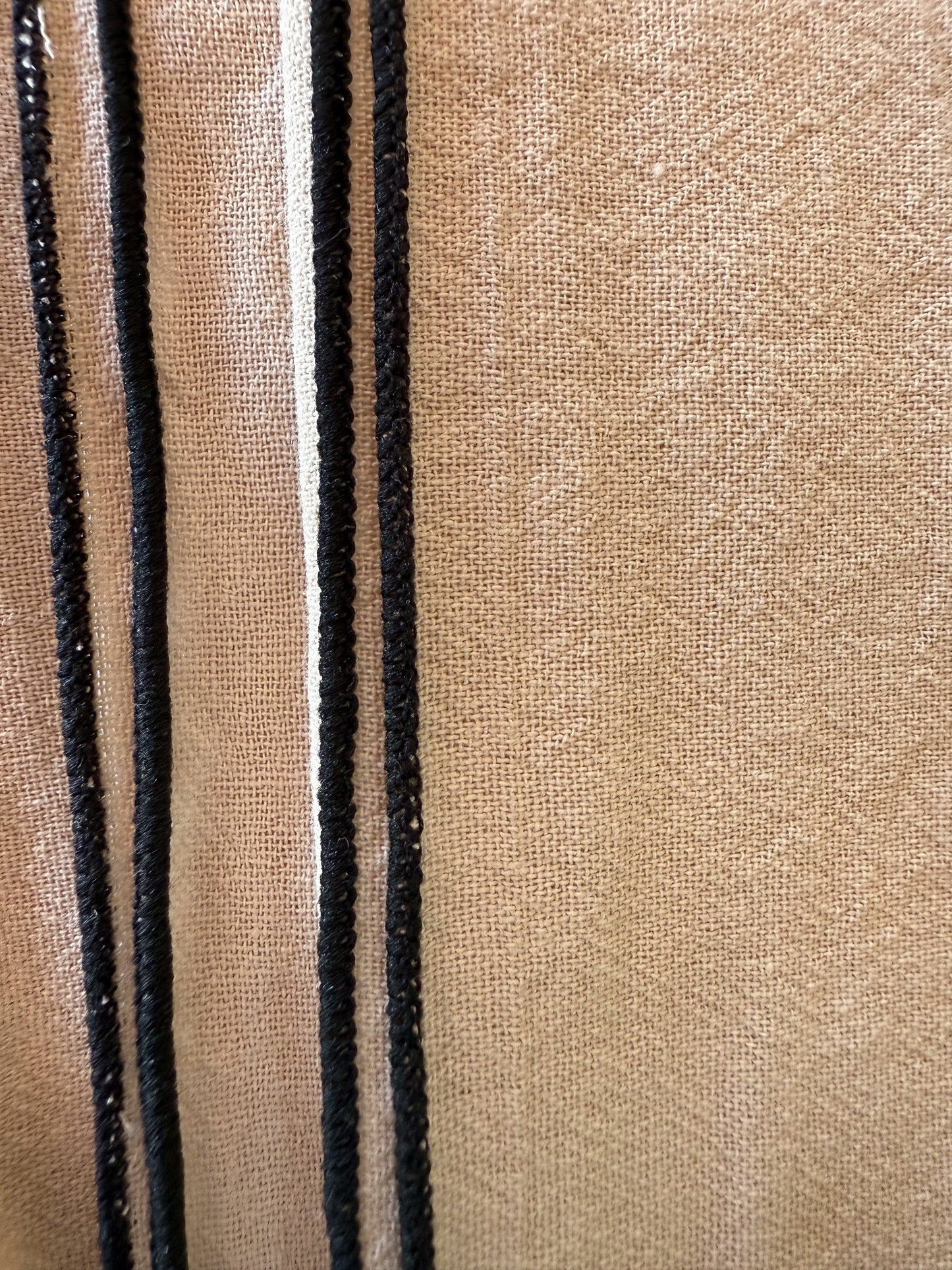 SERVILLETAS  PESPUNTE  NEGRO