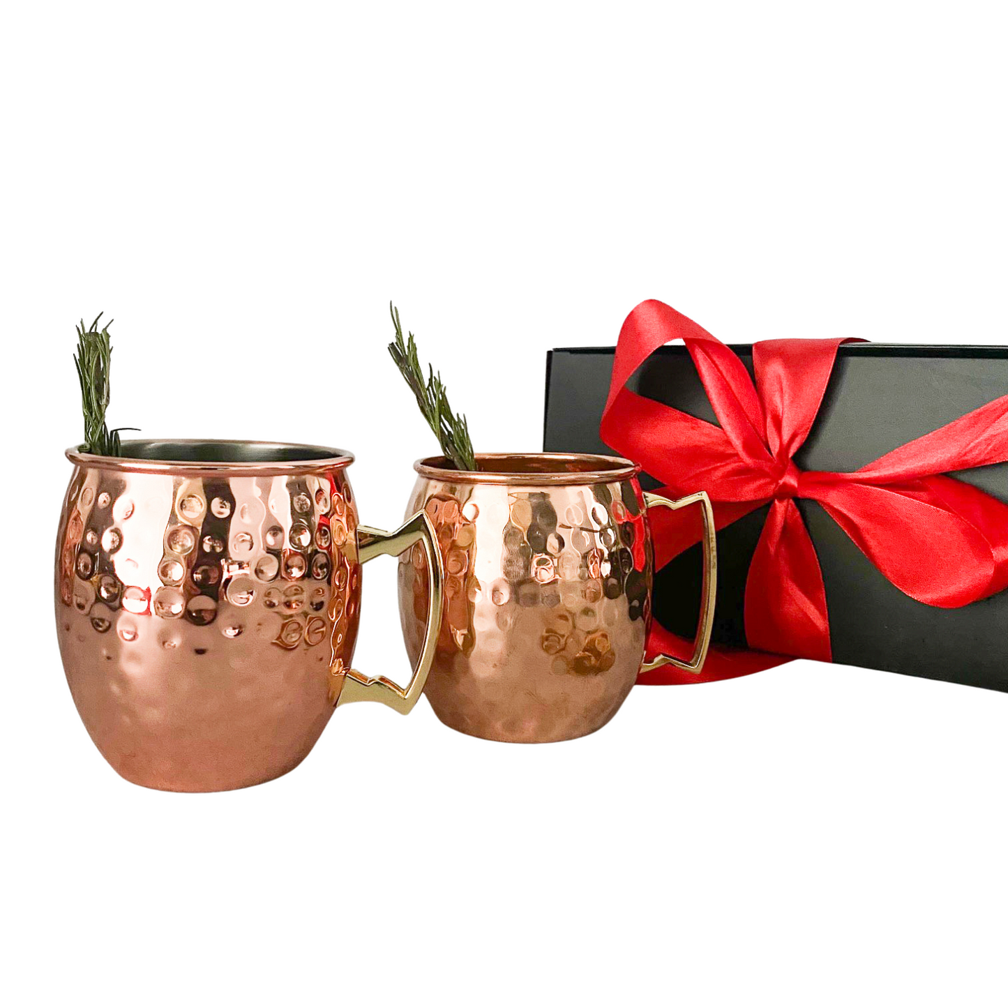 CAJA 2 MUG MOSCOW MULE COBRE MARTILLADO