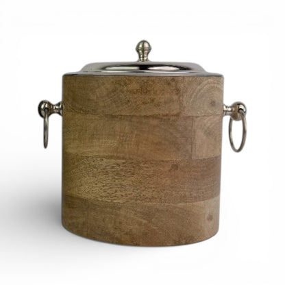 HIELERA MADERA CON TAPA - Casa CMK