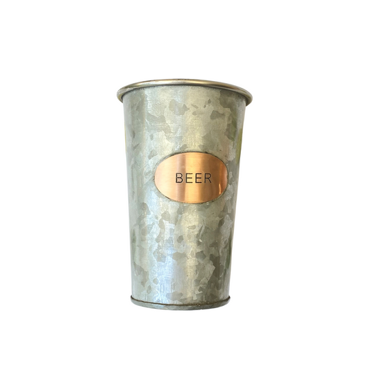 VASO GALVANIZADO BEER