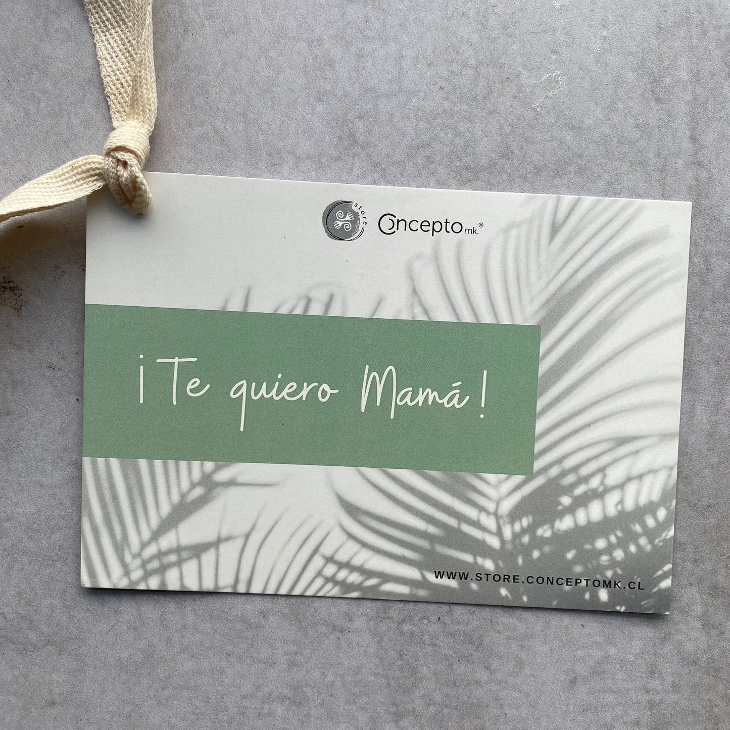 TARJETA TE QUIERO MAMÁ - Concepto MK