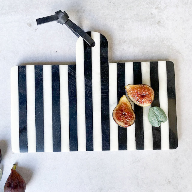 MINI TABLA MARMOL RAYADA - Casa CMK