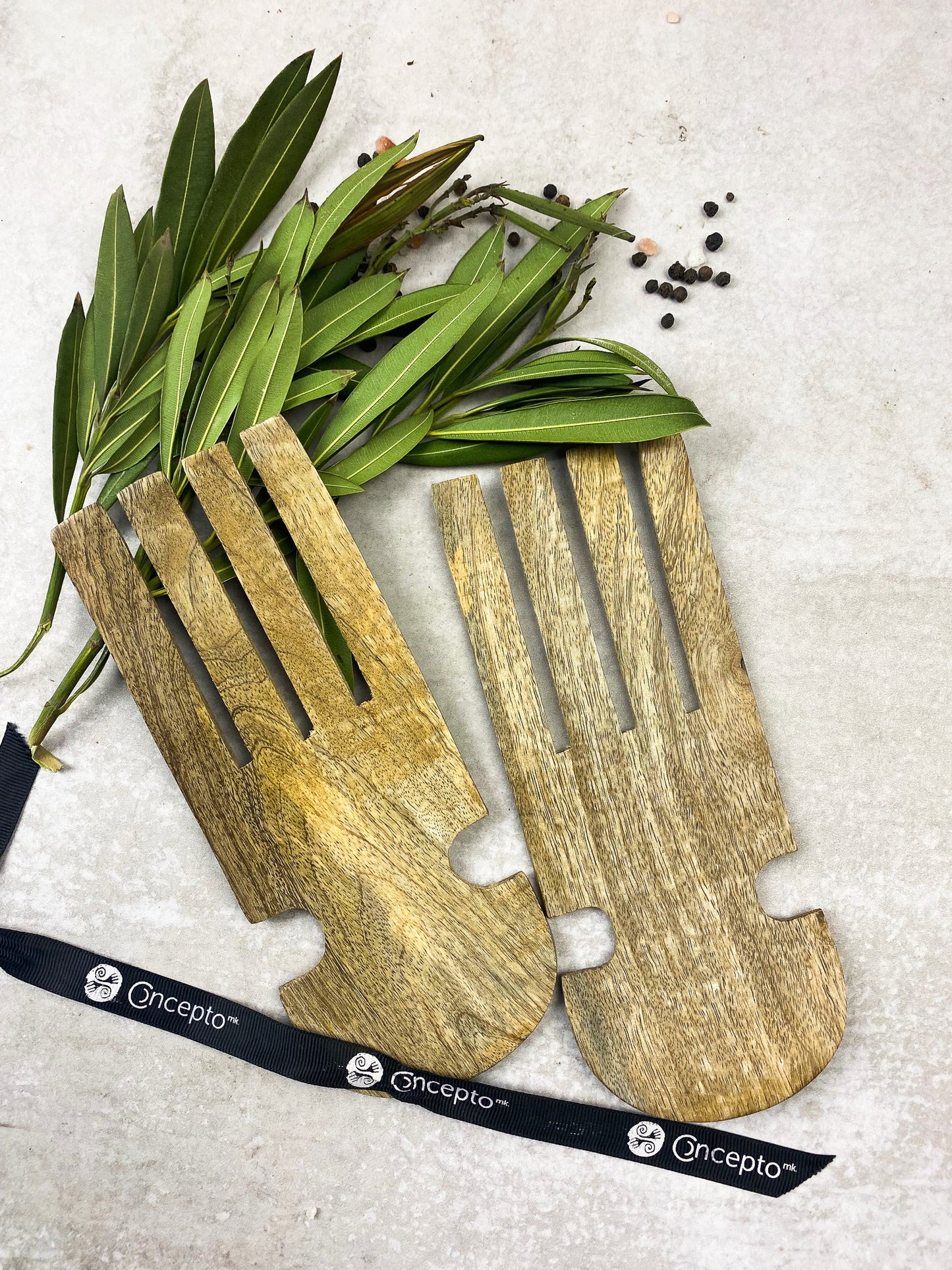 SET TENEDORES MADERA ENSALADA - Concepto MK