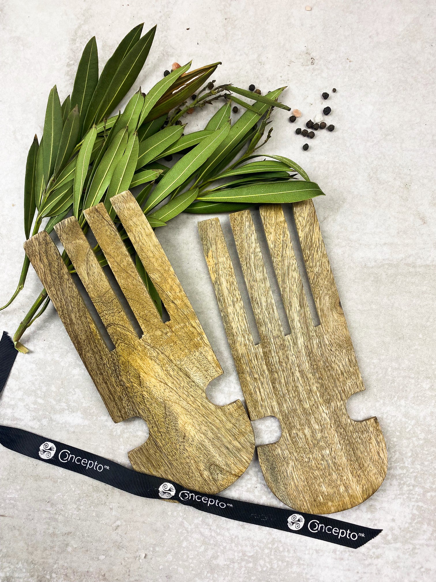 SET TENEDORES MADERA ENSALADA - Concepto MK